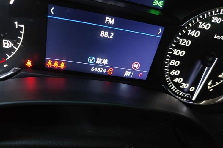 Used Cadillac CT4 2021 28T Luxury Model Odometer Close Up