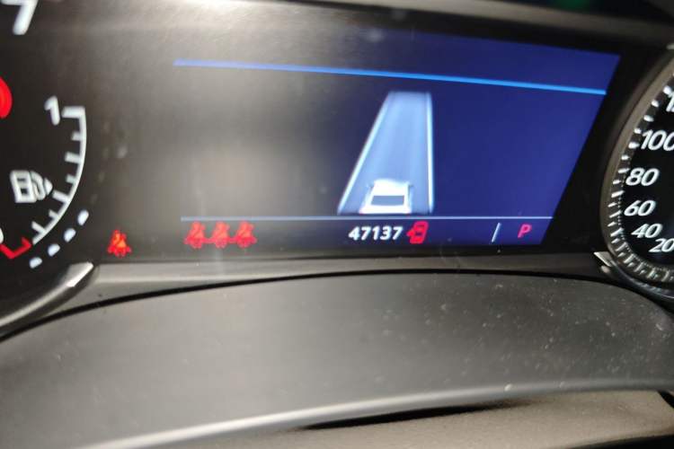 Used Cadillac CT4 2021 28T Luxury Model Odometer Close Up