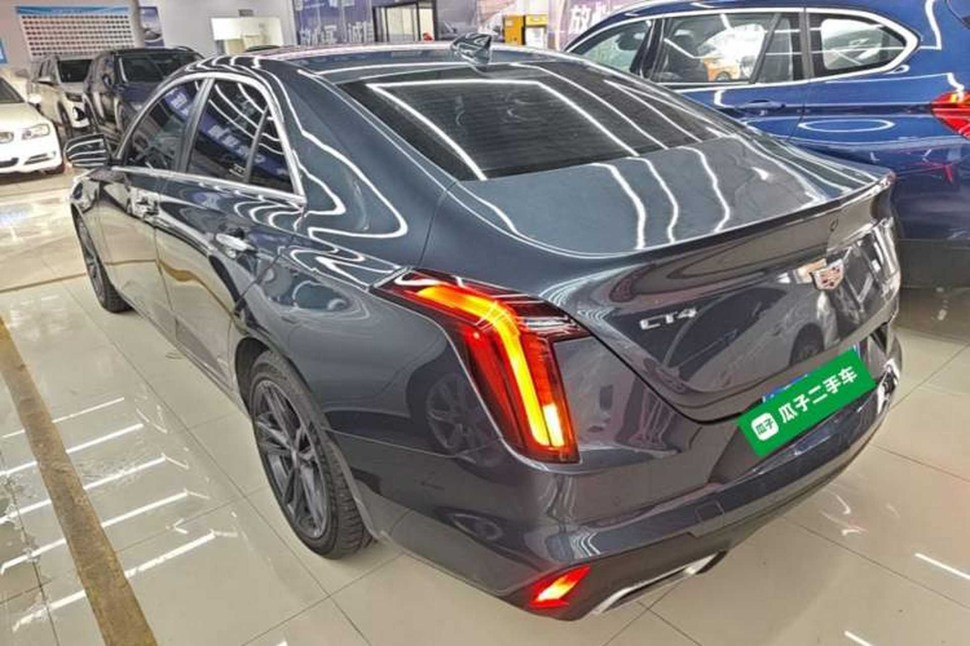 Used Cadillac CT4 2021 28T Luxury Model Rear Left 45 Deg