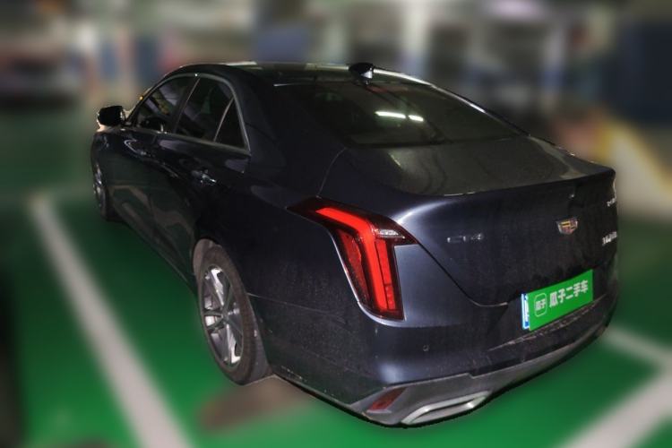 Used Cadillac CT4 2021 28T Luxury Model Rear Left 45 Deg