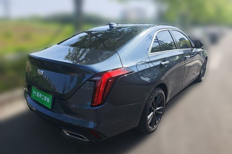 Used Cadillac CT4 2021 28T Luxury Model Rear Right 45 Deg