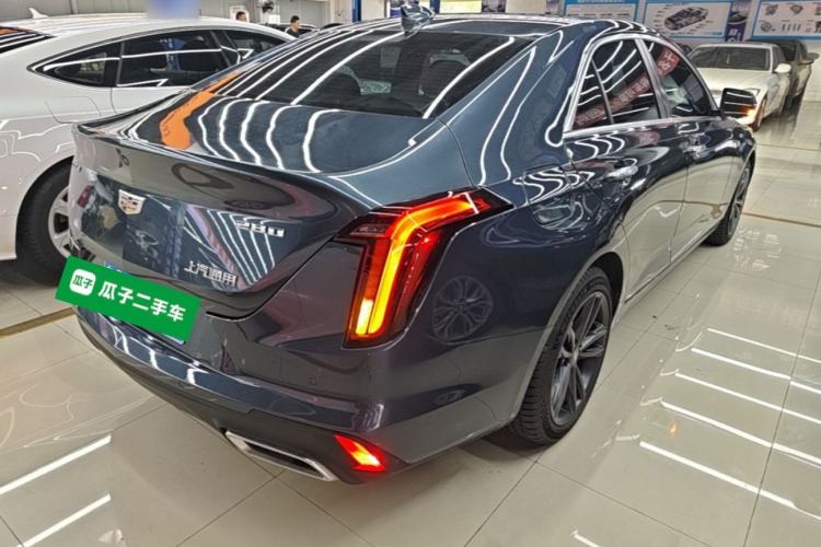 Used Cadillac CT4 2021 28T Luxury Model Rear Right 45 Deg