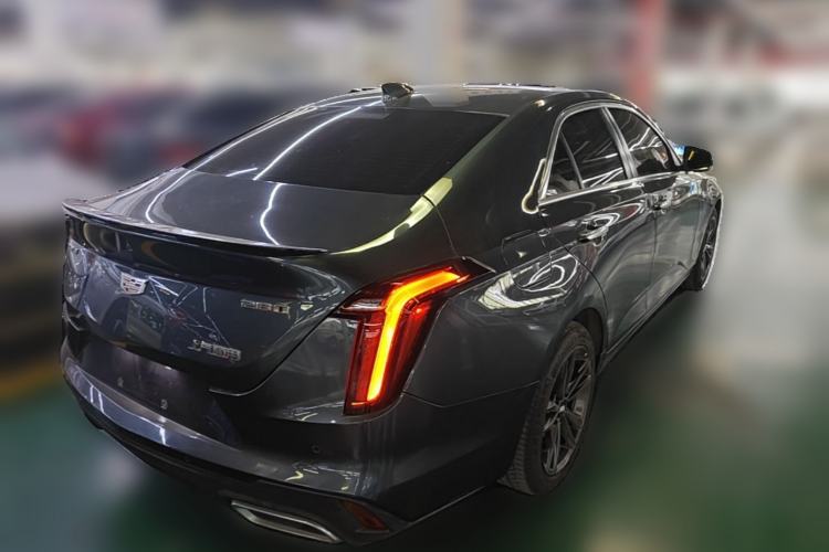 Used Cadillac CT4 2021 28T Luxury Model Rear Right 45 Deg