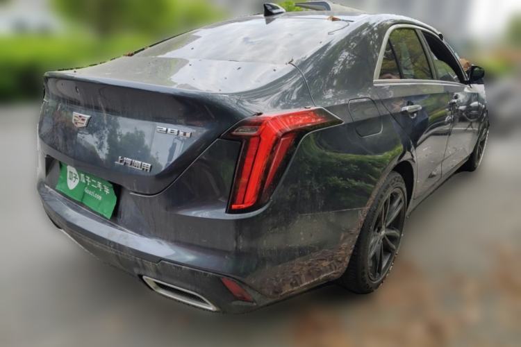 Used Cadillac CT4 2021 28T Luxury Model Rear Right 45 Deg