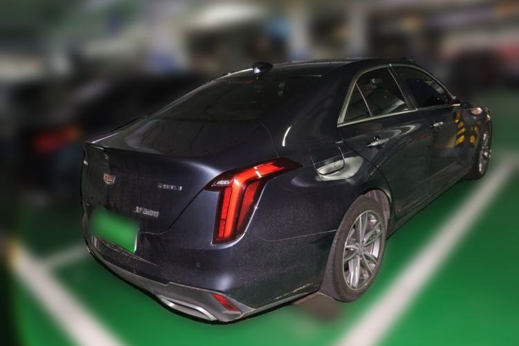 Used Cadillac CT4 2021 28T Luxury Model Rear Right 45 Deg