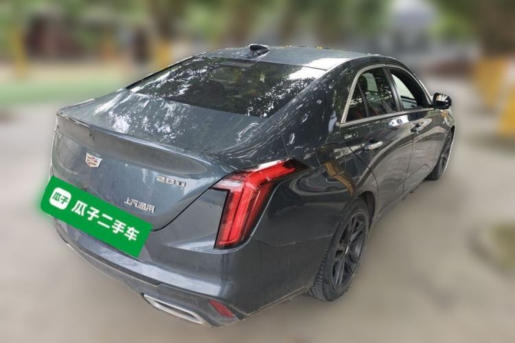 Used Cadillac CT4 2021 28T Luxury Model Rear Right 45 Deg