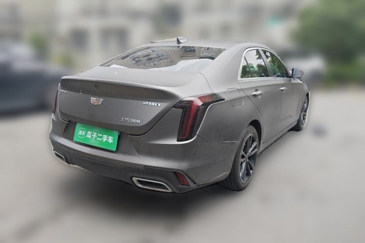 Used Cadillac CT4 2021 28T Luxury Model Rear Right 45 Deg