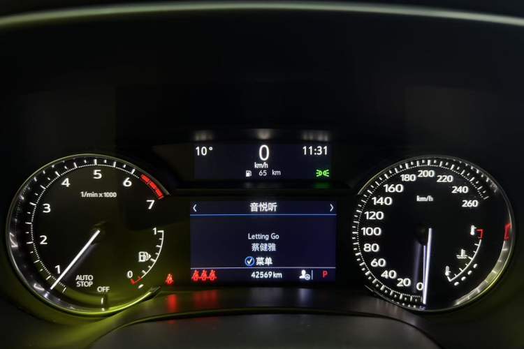 Used Cadillac CT4 2021 28T Fashion Edition Odometer Close Up