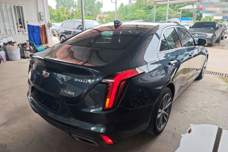 Used Cadillac CT4 2021 28T Luxury Model Rear Right 45 Deg