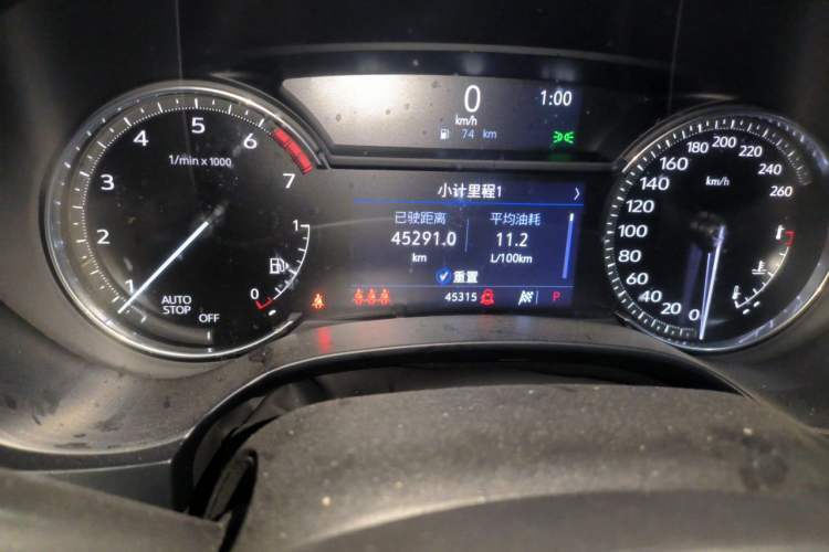 Used Cadillac CT4 2021 28T Fashion Edition Odometer Close Up