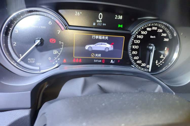 Used Cadillac CT4 2021 28T Prestige Edition Odometer Close Up