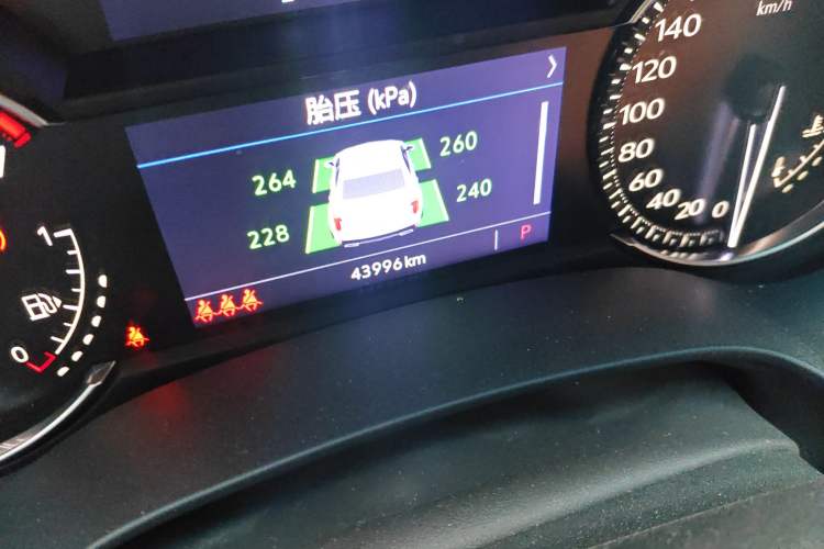 Used Cadillac CT4 2021 28T Luxury Model Odometer Close Up