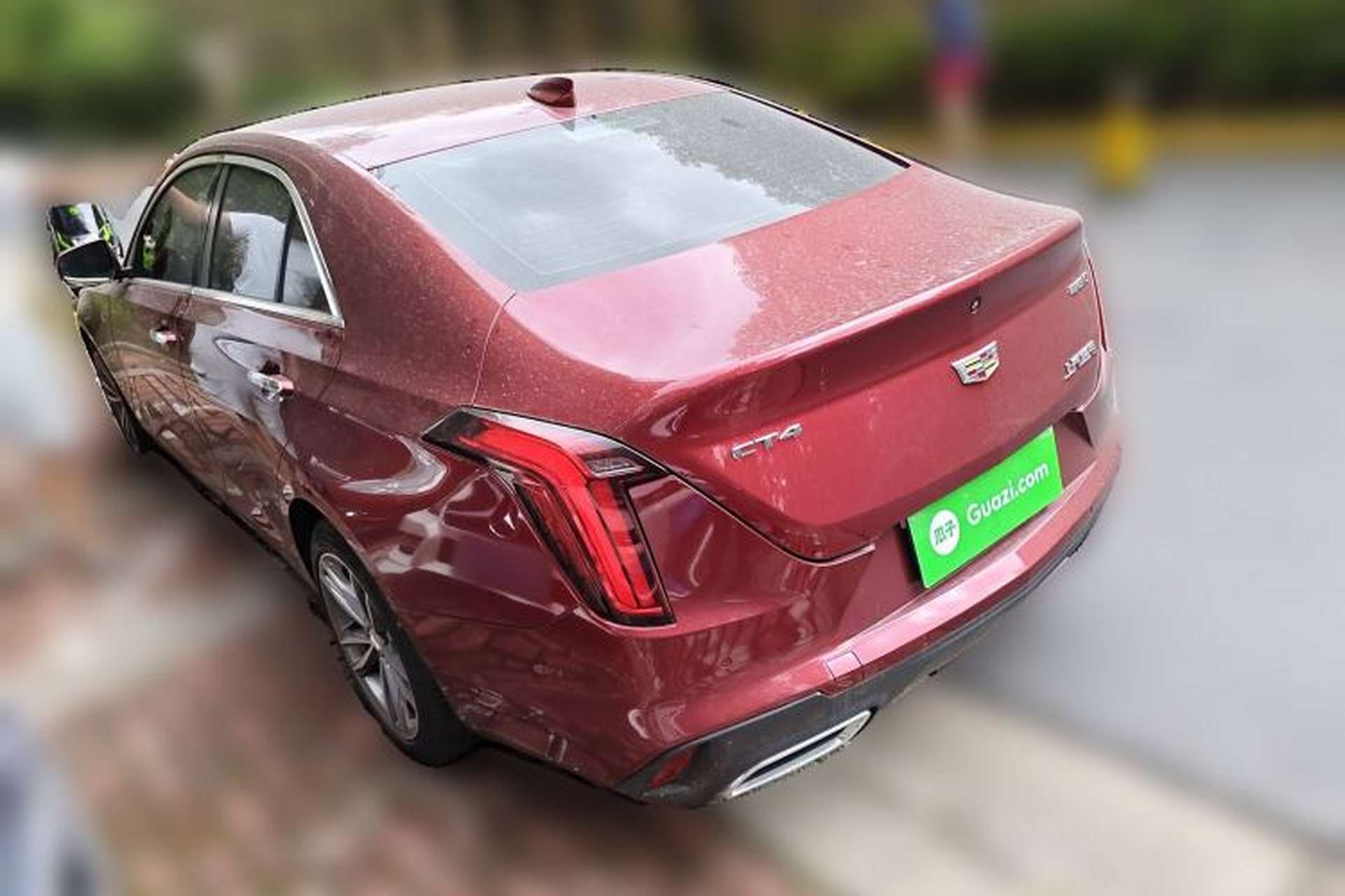 Used Cadillac CT4 2021 28T Luxury Model Rear Left 45 Deg