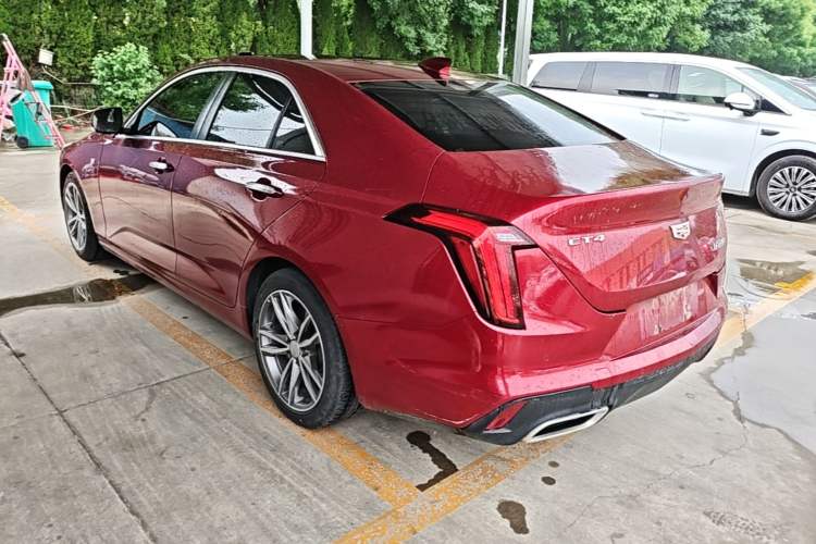 Used Cadillac CT4 2021 28T Luxury Model Rear Left 45 Deg