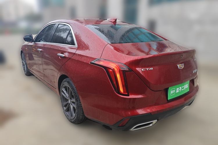 Used Cadillac CT4 2021 28T Luxury Model Rear Left 45 Deg