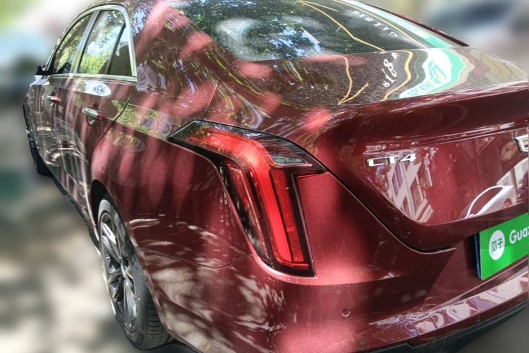 Used Cadillac CT4 2021 28T Luxury Model Rear Left 45 Deg