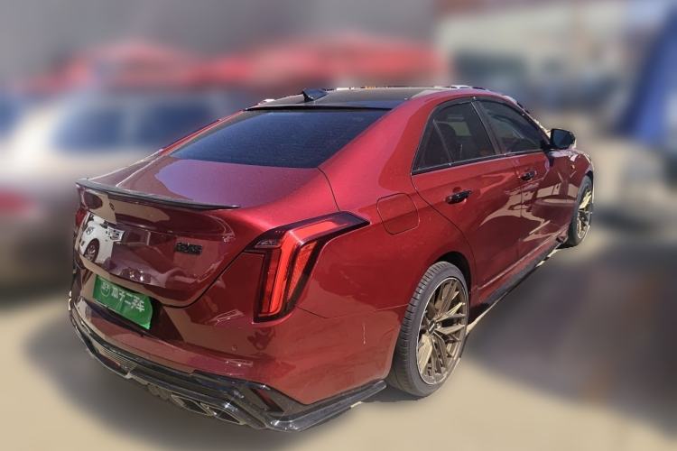 Used Cadillac CT4 2021 28T Luxury Model Rear Right 45 Deg