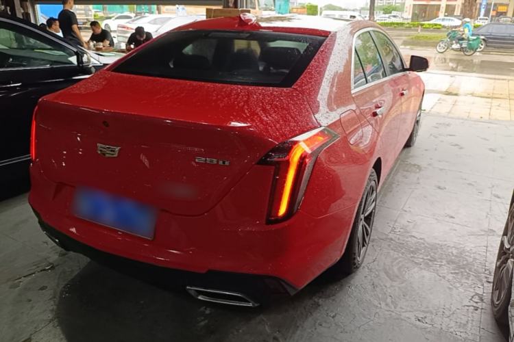 Used Cadillac CT4 2021 28T Luxury Model Rear Right 45 Deg