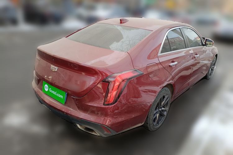 Used Cadillac CT4 2021 28T Luxury Model Rear Right 45 Deg