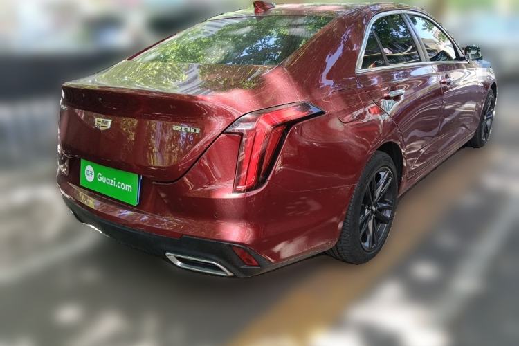 Used Cadillac CT4 2021 28T Luxury Model Rear Right 45 Deg