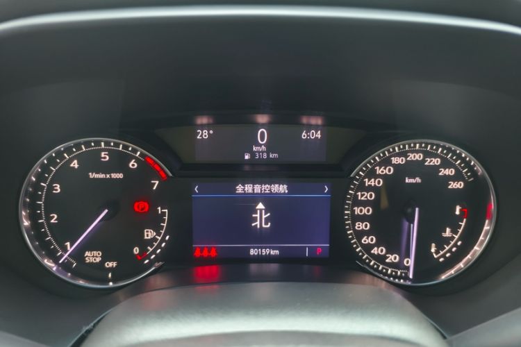 Used Cadillac CT4 2021 28T Luxury Model Odometer Close Up