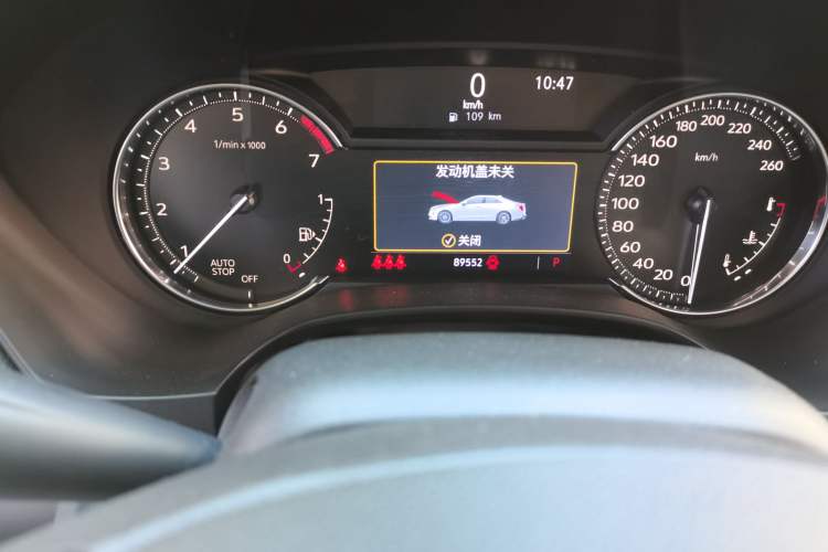 Used Cadillac CT4 2021 28T Prestige Edition Odometer Close Up