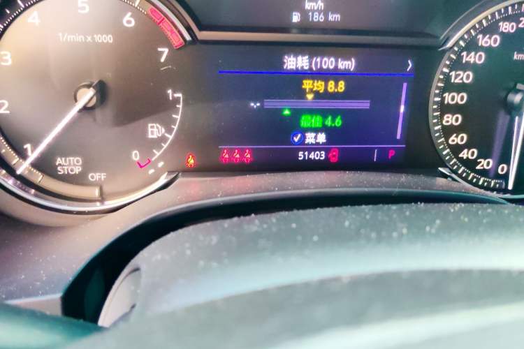 Used Cadillac CT4 2021 28T Luxury Model Odometer Close Up