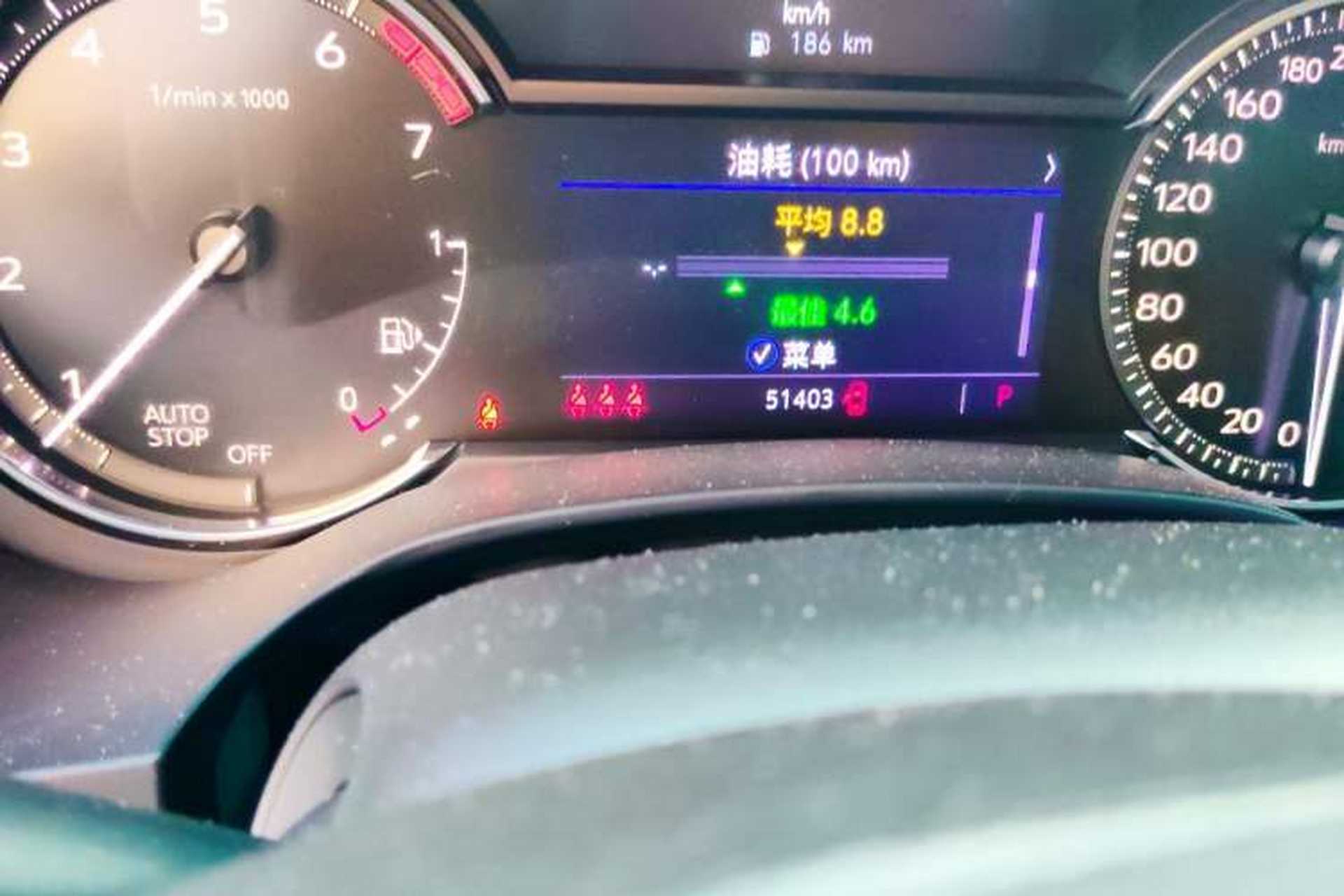 Used Cadillac CT4 2021 28T Luxury Model Odometer Close Up