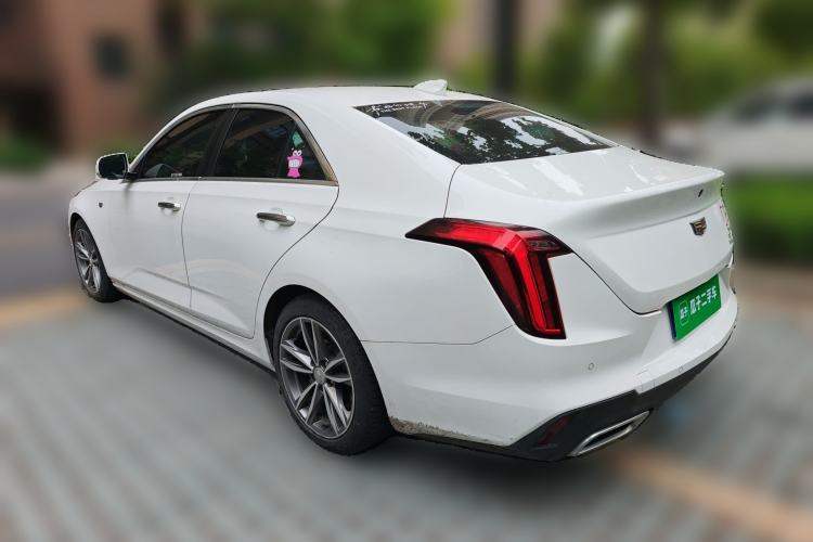 Used Cadillac CT4 2021 28T Luxury Model Rear Left 45 Deg