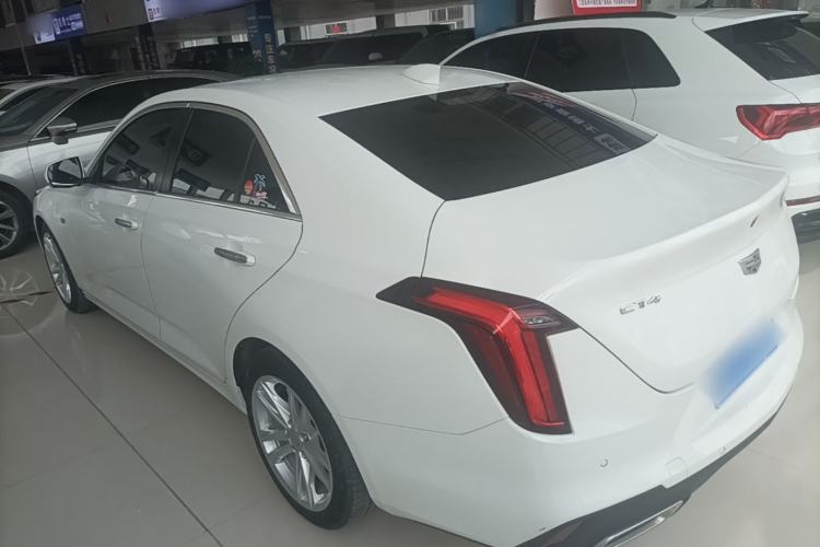 Used Cadillac CT4 2021 28T Luxury Model Rear Left 45 Deg