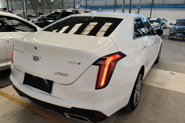Used Cadillac CT4 2021 28T Luxury Model Rear Right 45 Deg
