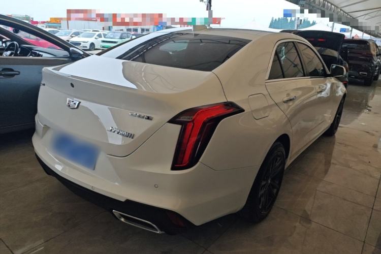 Used Cadillac CT4 2021 28T Luxury Model Rear Right 45 Deg