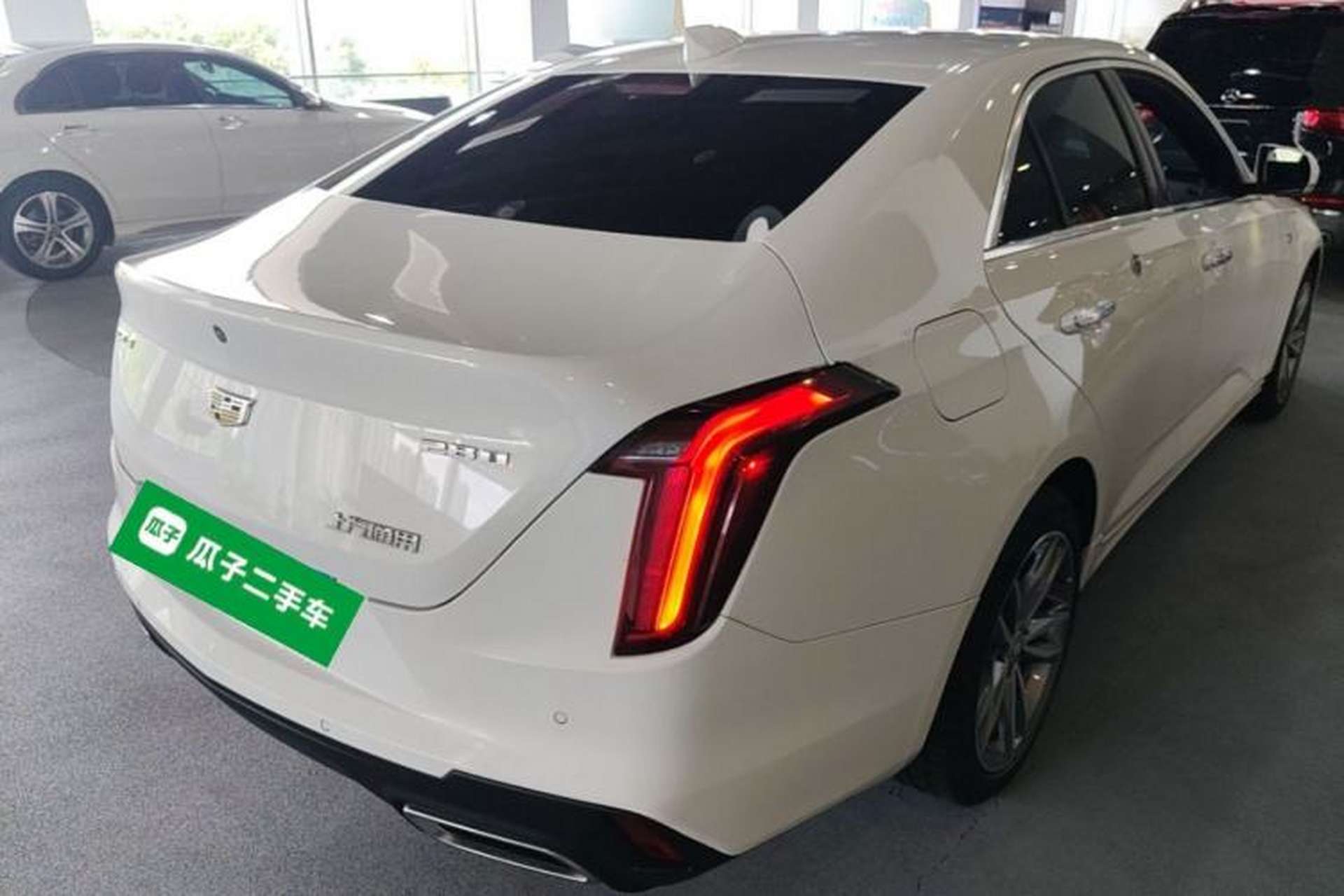 Used Cadillac CT4 2021 28T Luxury Model Rear Right 45 Deg