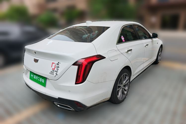 Used Cadillac CT4 2021 28T Luxury Model Rear Right 45 Deg