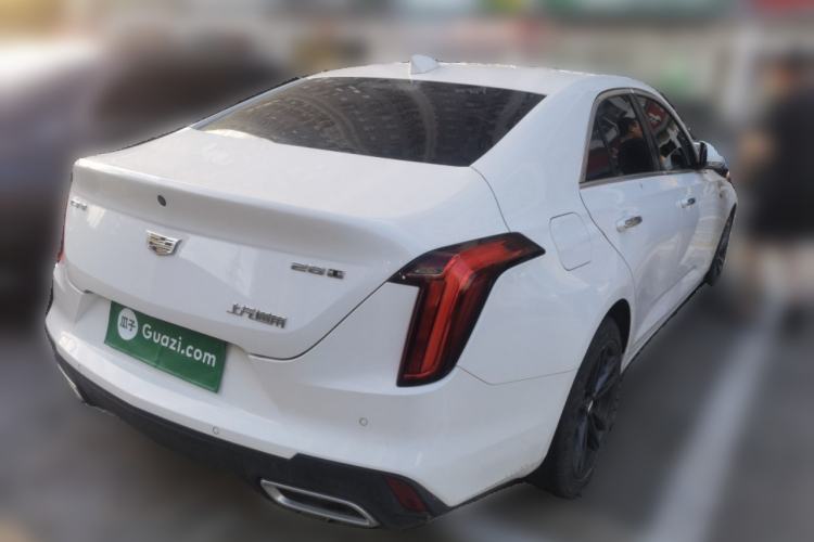 Used Cadillac CT4 2021 28T Luxury Model Rear Right 45 Deg