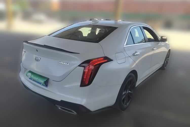 Used Cadillac CT4 2021 28T Luxury Model Rear Right 45 Deg