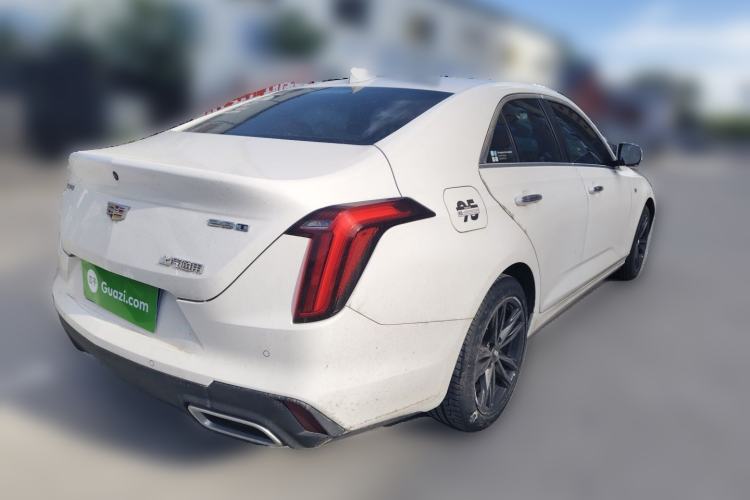 Used Cadillac CT4 2021 28T Luxury Model Rear Right 45 Deg