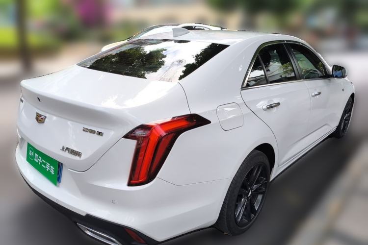 Used Cadillac CT4 2021 28T Luxury Model Rear Right 45 Deg