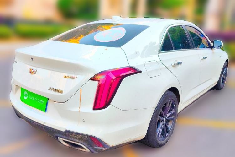 Used Cadillac CT4 2021 28T Luxury Model Rear Right 45 Deg