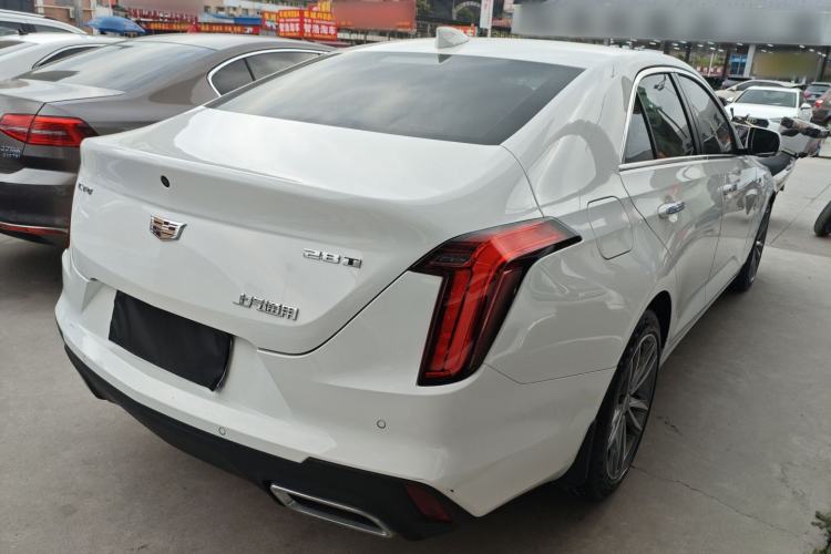 Used Cadillac CT4 2021 28T Luxury Model Rear Right 45 Deg