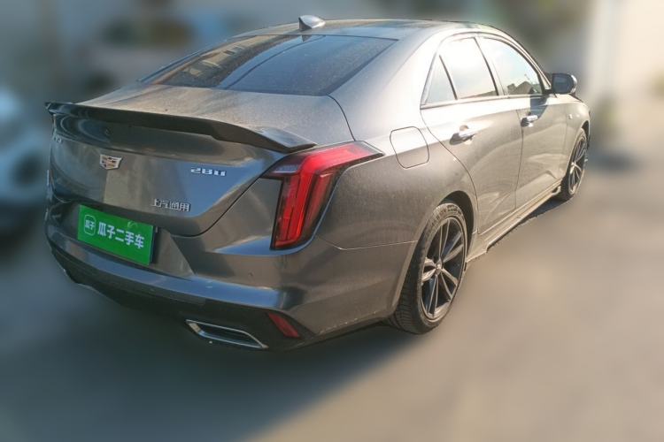 Used Cadillac CT4 2021 28T Luxury Model Rear Right 45 Deg