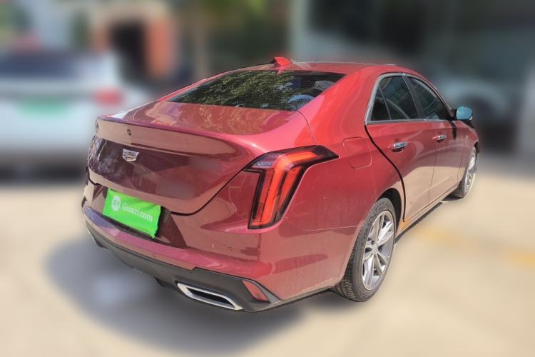 Used Cadillac CT4 2021 28T Luxury Model Rear Right 45 Deg