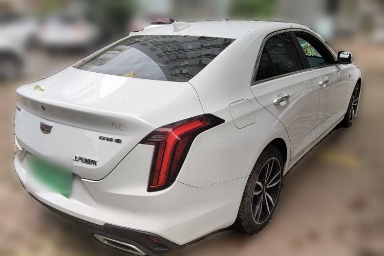 Used Cadillac CT4 2021 28T Luxury Model Rear Right 45 Deg