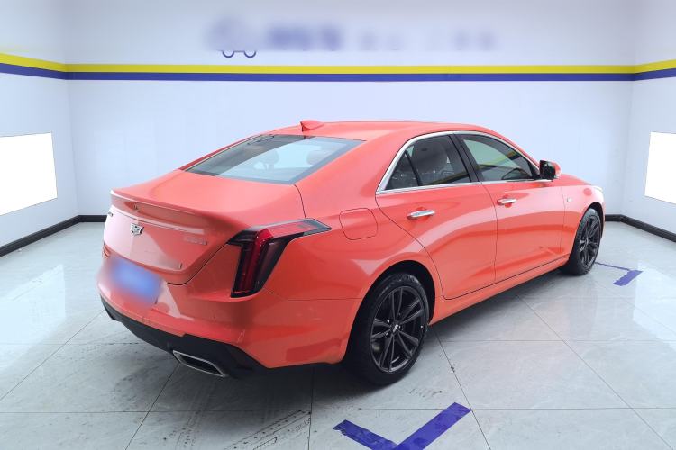 Used Cadillac CT4 2021 28T Luxury Model Rear Right 45 Deg