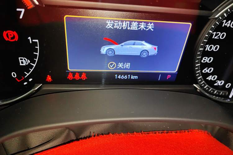 Used Cadillac CT4 2022 28T Fashion Edition Odometer Close Up
