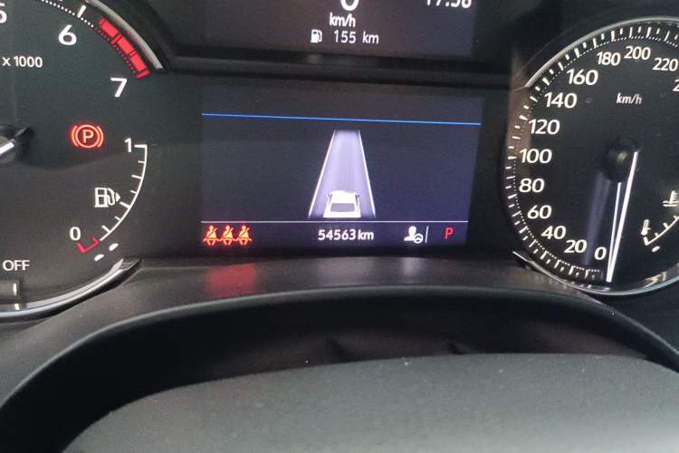 Used Cadillac CT4 2022 28T Luxury Edition Odometer Close Up