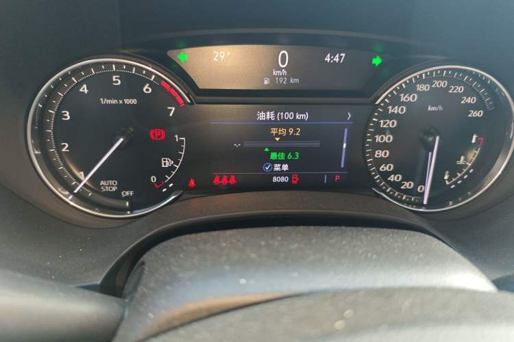 Used Cadillac CT4 2022 28T Luxury Edition Odometer Close Up