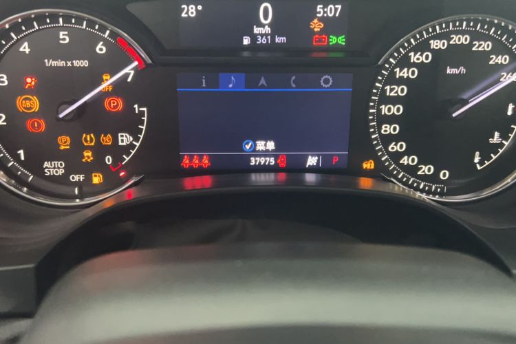 Used Cadillac CT4 2022 28T Fashion Edition Odometer Close Up