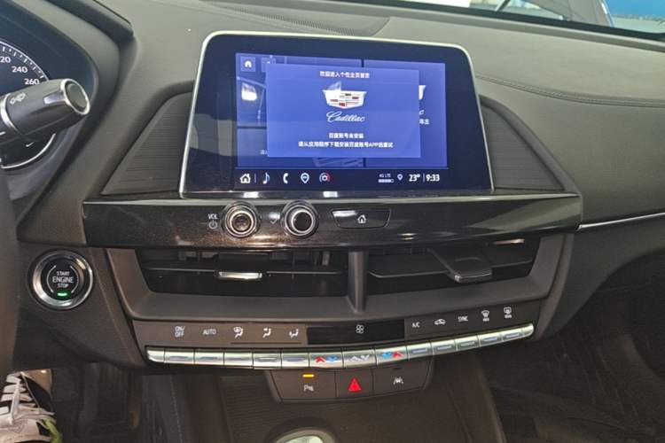Used Cadillac CT4 2023 25T Luxury Model Audio And AC Panel