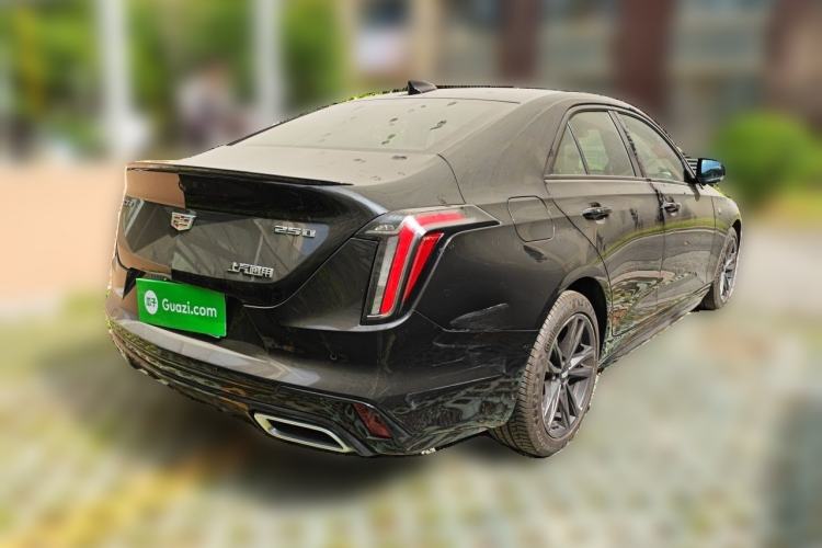 Used Cadillac CT4 2023 25T Luxury Model Rear Right 45 Deg